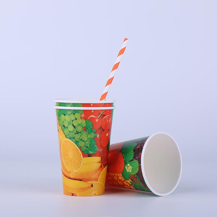 Paper Cups, Disposable Paper Cups with Strawless Sip Lids, Paper Cold Cups  With Lids Specially Designed for Cold Drinks, Beverages, Juices, and All  Kinds of Cold Drinks 