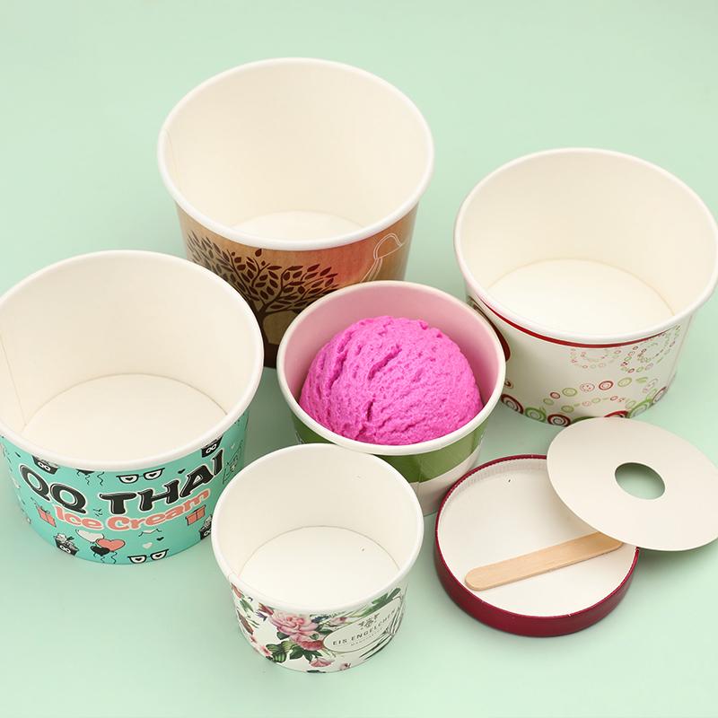 Buy Customized 4 OZ Uovgoo Ice Cream Paper Cups With Lids Price Cheap  Wholesale – uovgoo